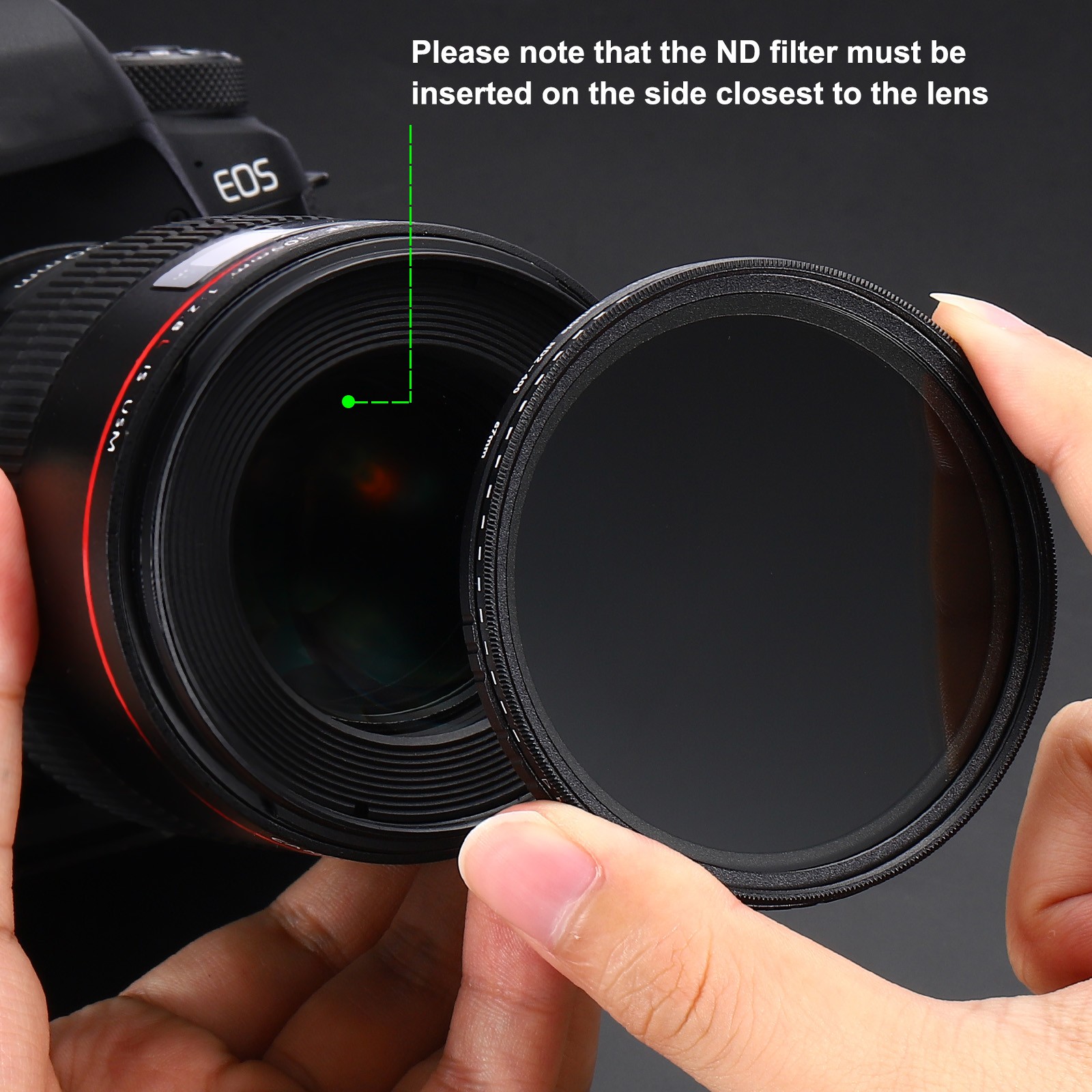 ND2-400 Lens Filter Variable Neutral Density Lens Filter 82mm 2 Pcs