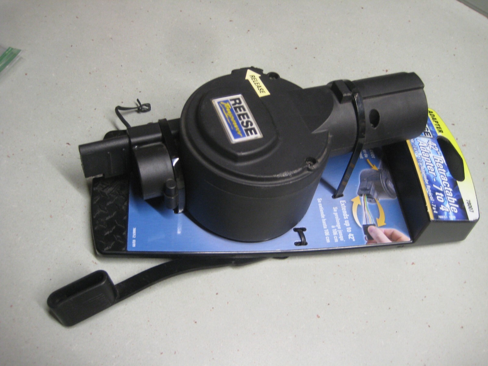 Reese 78007 Towpower 42" Retractable Wiring Hitch Adapter 7 to 4 way