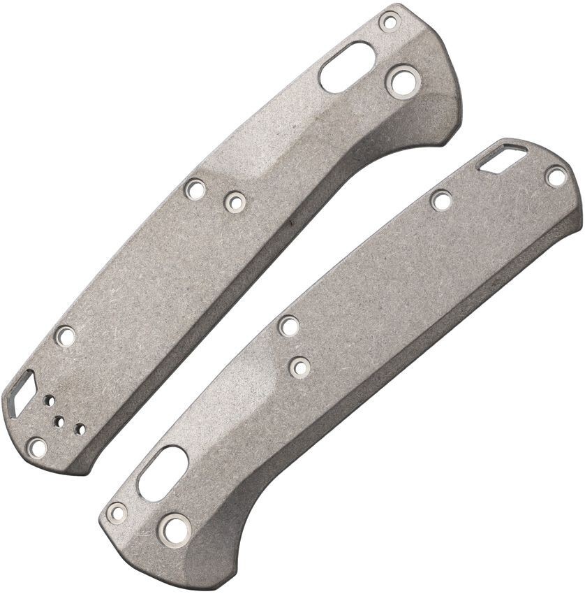 Flytanium Stonewash Titanium Handle Scales For Your Benchmade Taggedout Knife