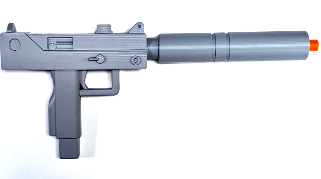 MAC-11 Gun Prop (3D Printed PLA) - Perfect for Cosplay & Fantasy