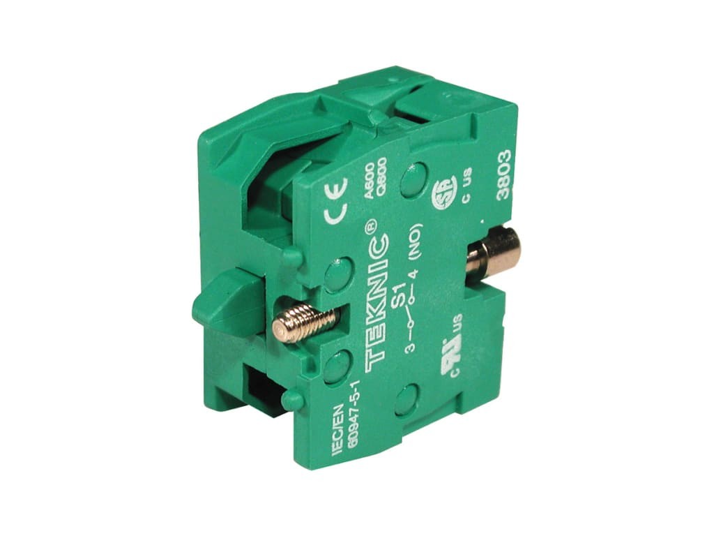 Altech S1 - Switch Contact Block, Panel Mount, NO, Silver Contacts