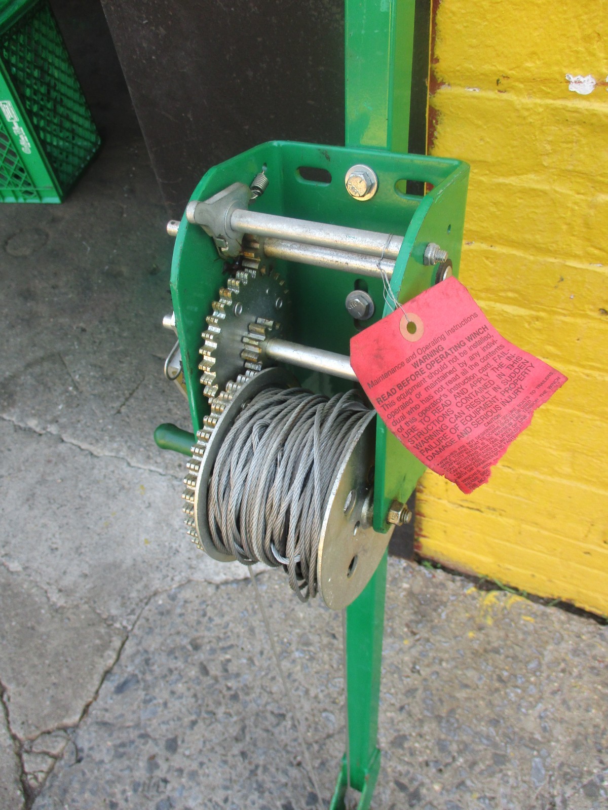 GREENLEE 766 MANUAL PULLER / TUGGER 1500 LBS DEMO MODEL NEW