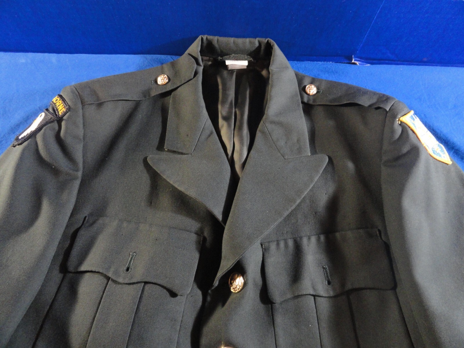 USGI US ARMY CLASS A MENS DRESS GREEN SERGE AG-489 COAT JACKET UNIFORM 42L