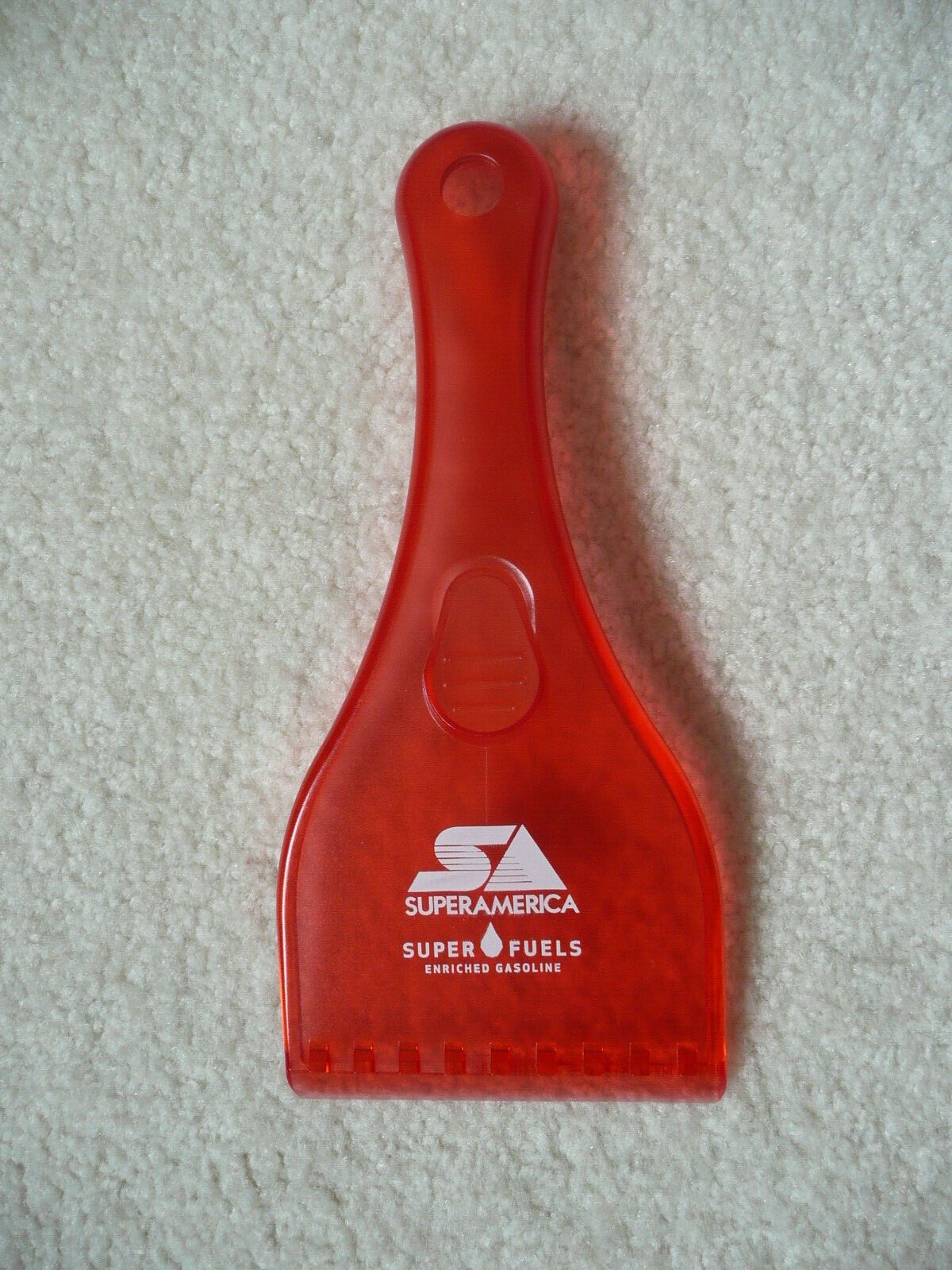 Super America Small Travel Windshield Ice Scraper - Red - 8.5" -  NWOT