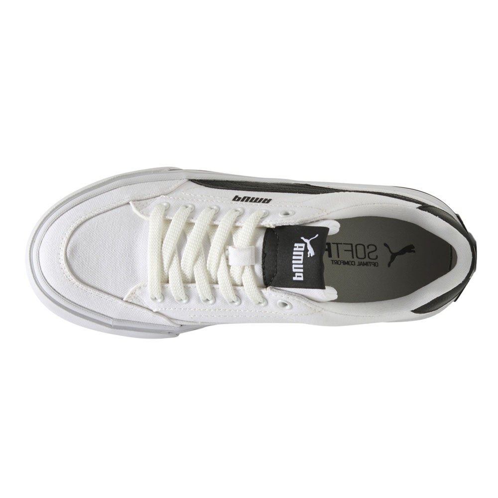 PUMA Court Classic Vulc Platform Womens White Sneakers Casual Shoes 40232901