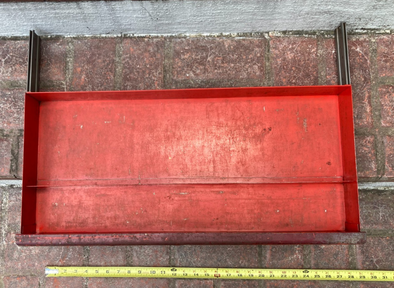Vtg Snap On Toolbox Drawer & Two slides KRA58B & others  23-15/16x10-5/8x2-3/16
