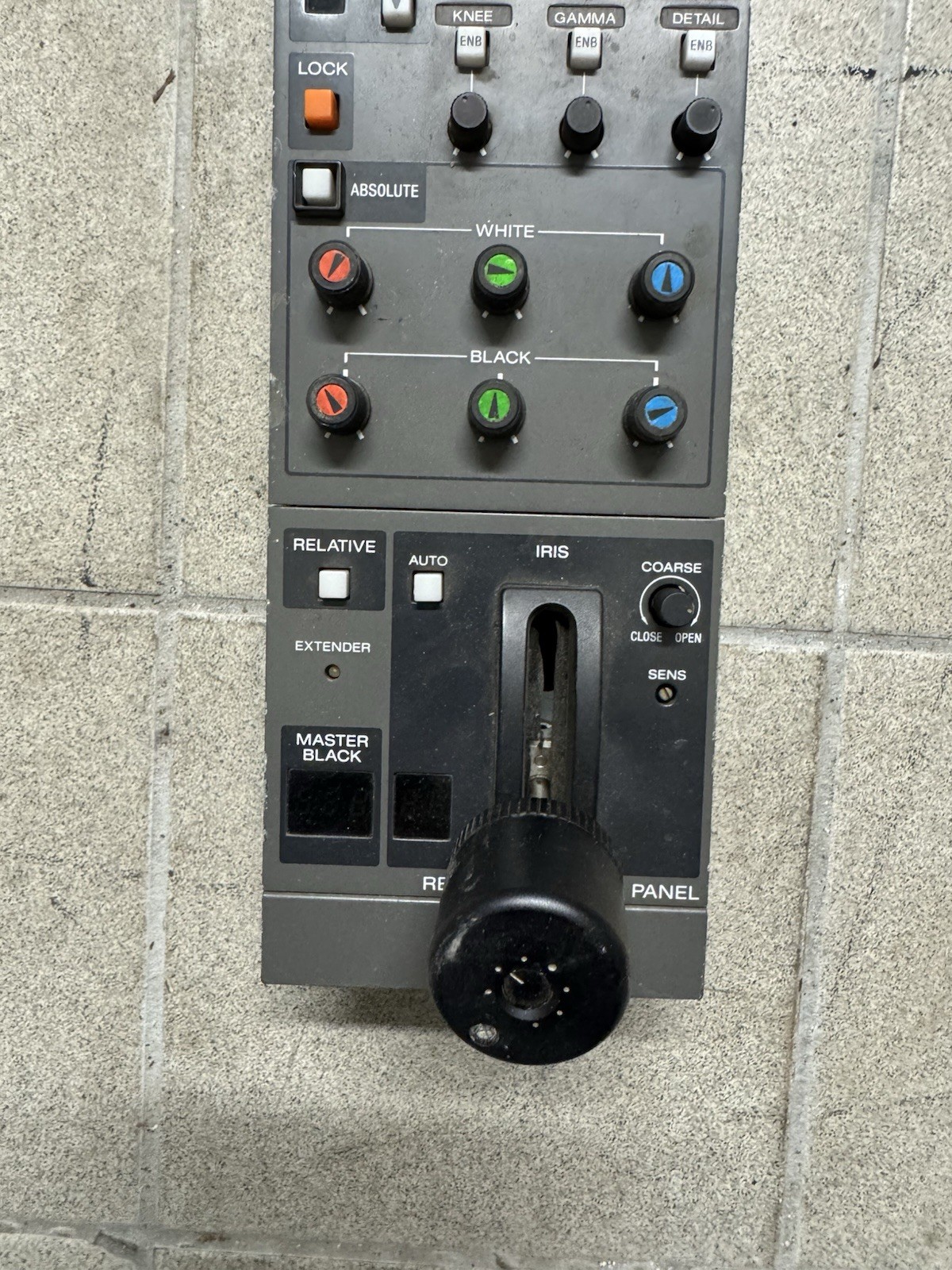 Remote Control Panel (RCP) for Sony Camera System