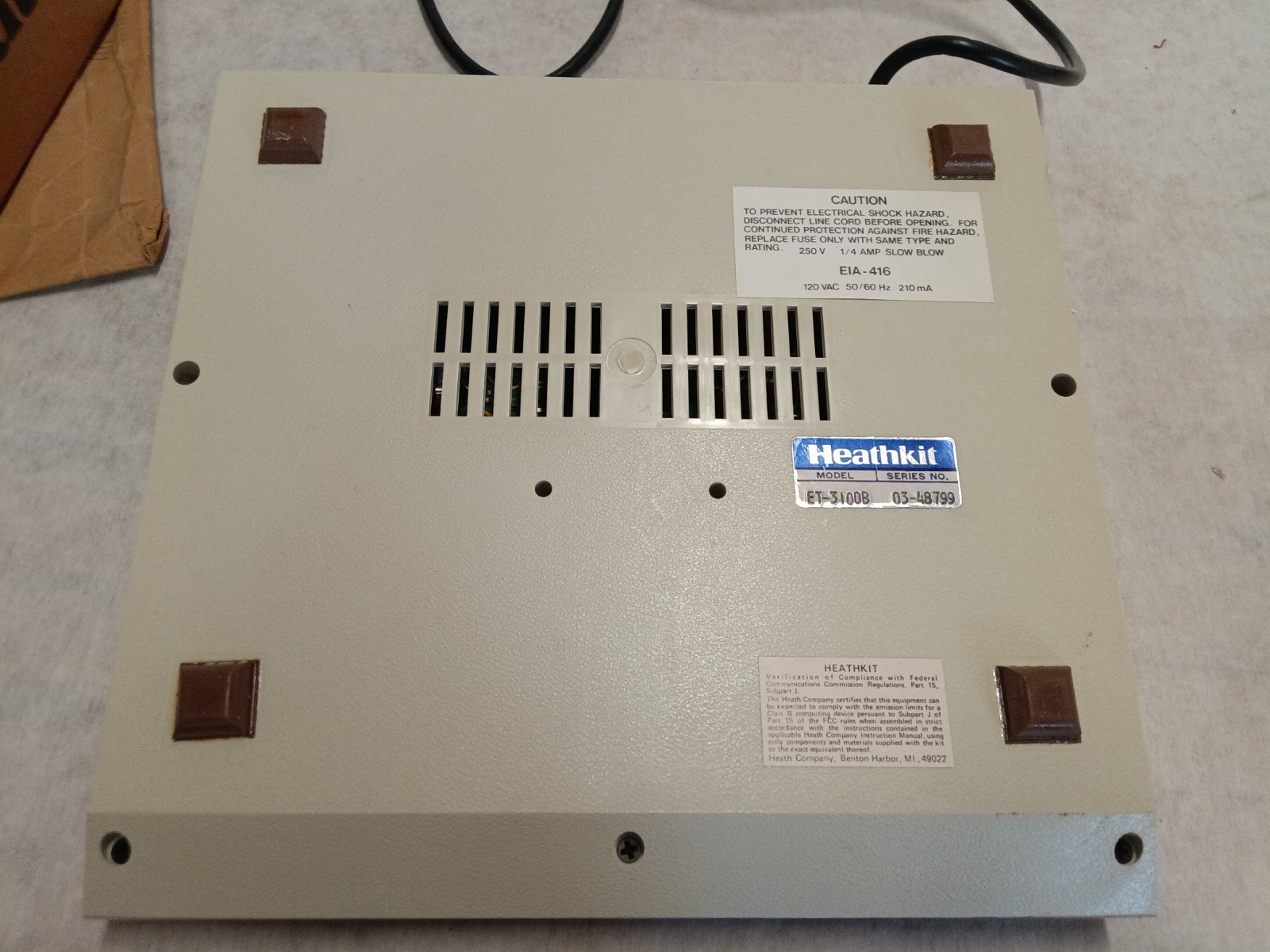 HEATHKIT ELECTRONIC DESIGN EXPERIMENTER MODEL ET-3100B With Box & Manual