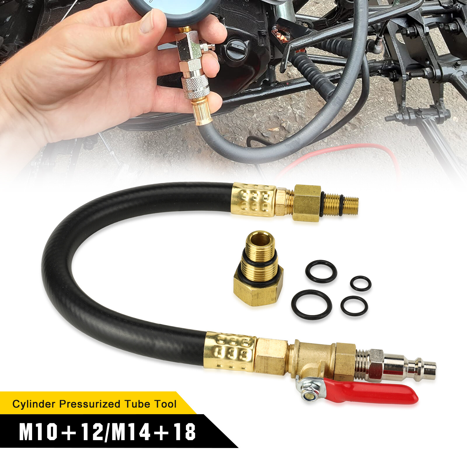 Suitable For Ford Mustang GM Chevrolet LS Valve Spring Compressor Air Hose Tool
