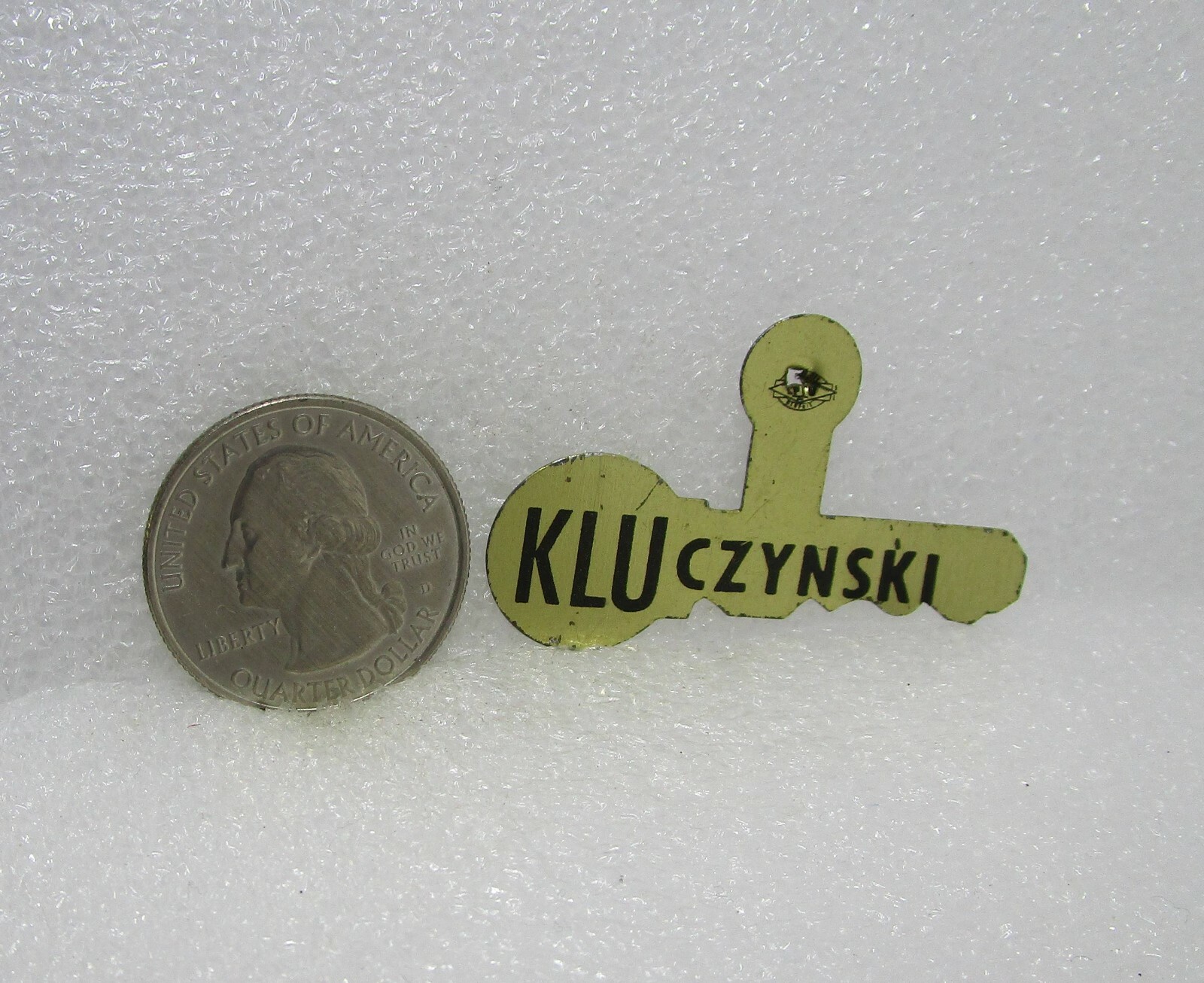 John C. Kluczynski Tab Button Pin