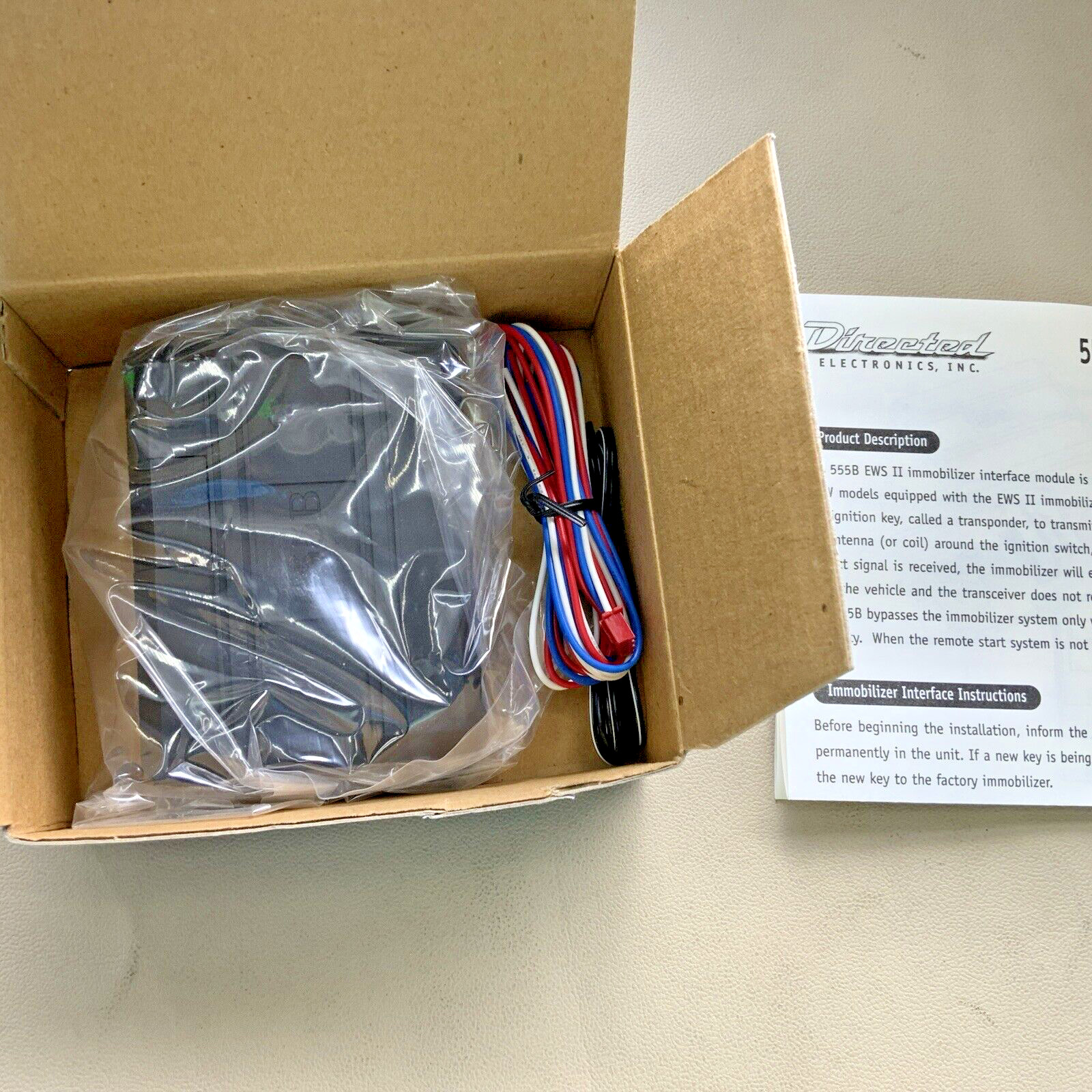 Remote start bypass module 555B DEI