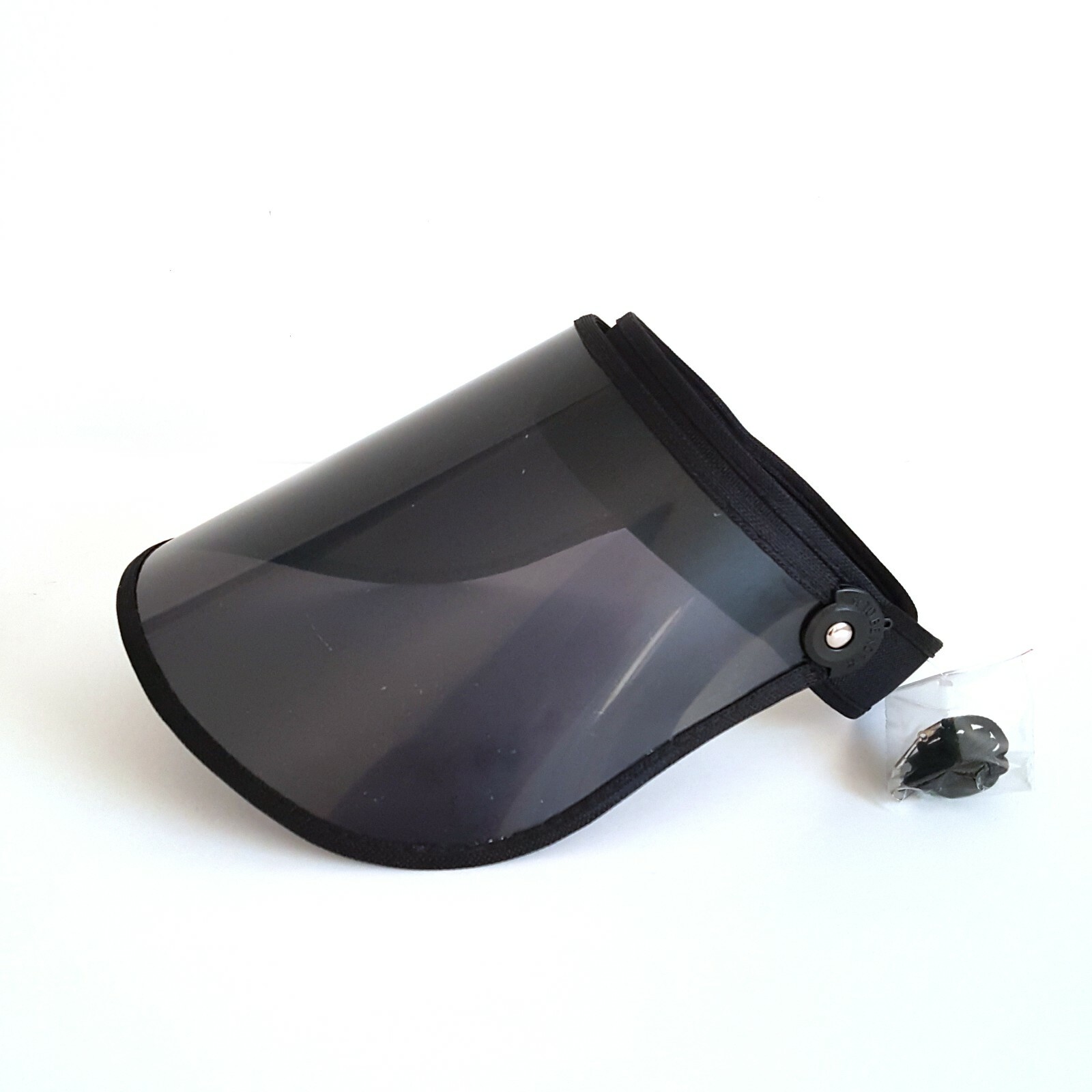 99.9% UV Protection Outdoor Beach Prism Strong Sun Visor Cap Clear Face Shield