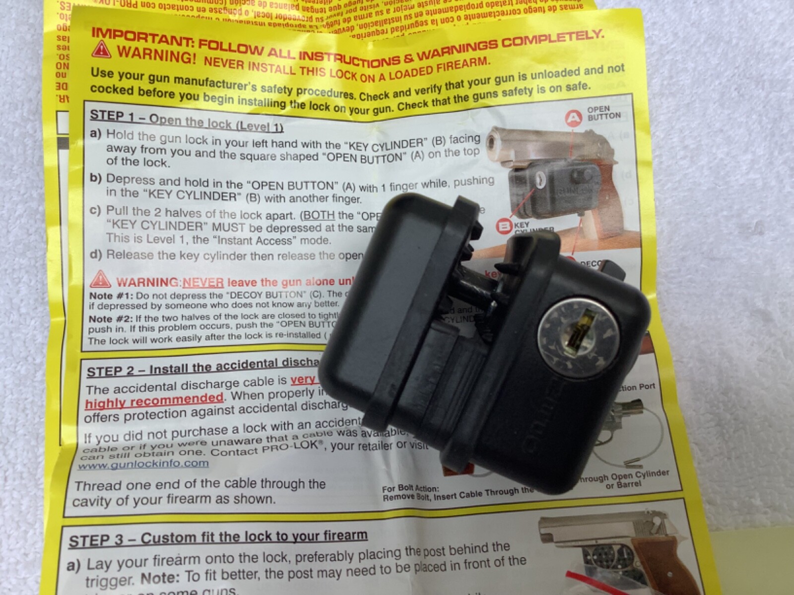 Gunlok Firearm Trigger Lock