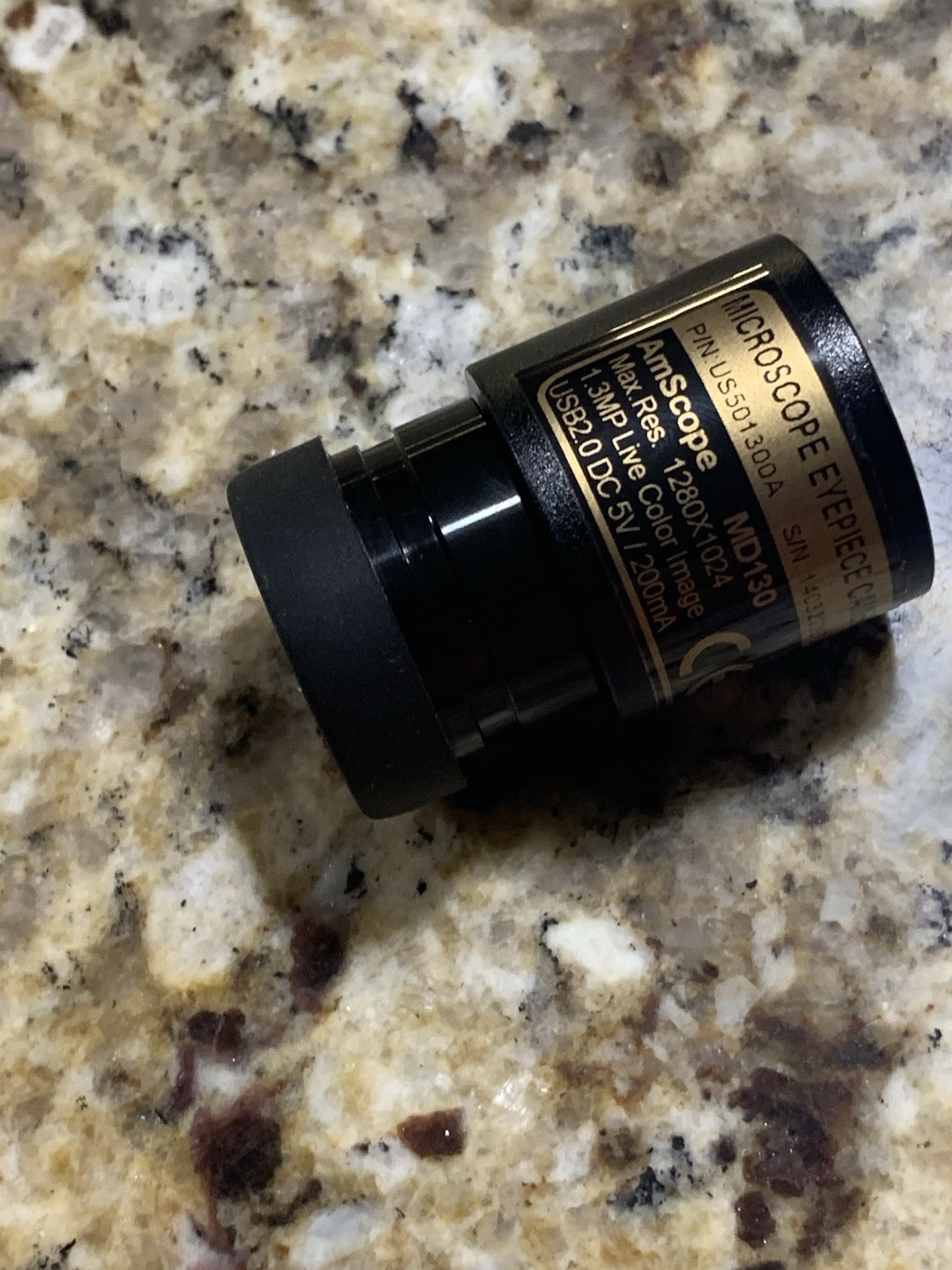 AmScope Microscope Eyepiece Camera MD130 And Charging Cord