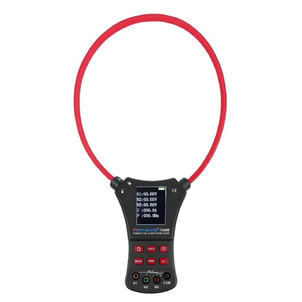 EM7350B Rogowski Coil/Flexible Coil Clamp Power Meter 0.00V ~ 600V New
