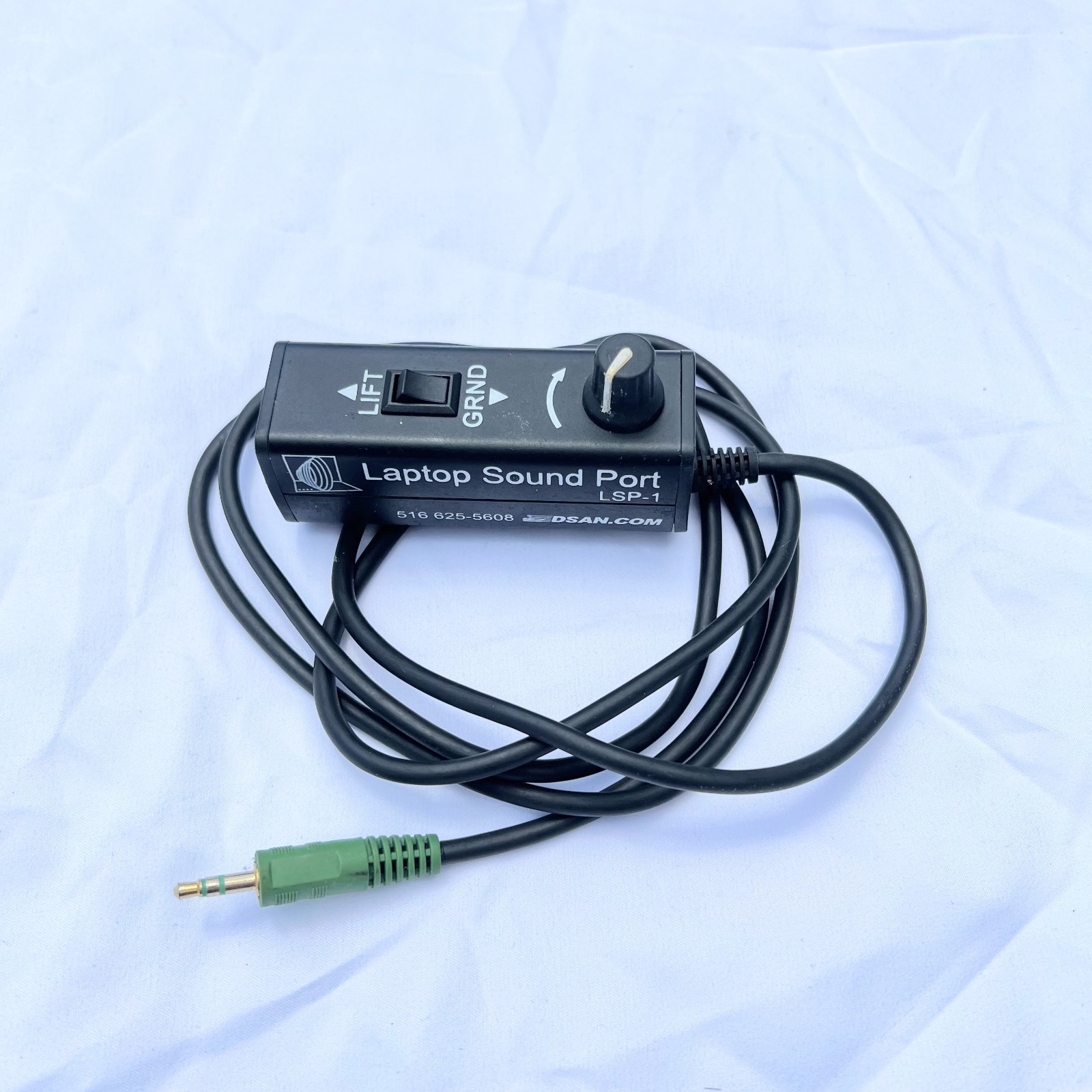DSAN Laptop Sound Port LSP-1 Portable Audio Interface 3.5mm TRS Ground Lift