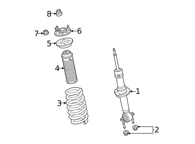 Genuine Ford Upper Mount MB3Z-18A099-E