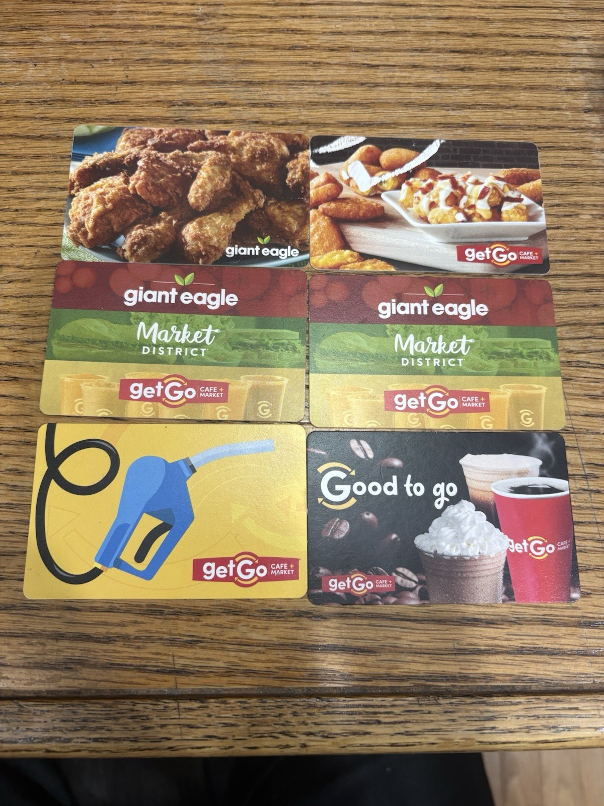 Giant Eagle Grocery Store Gift Cards / GetGo /Market District  135.00 Value