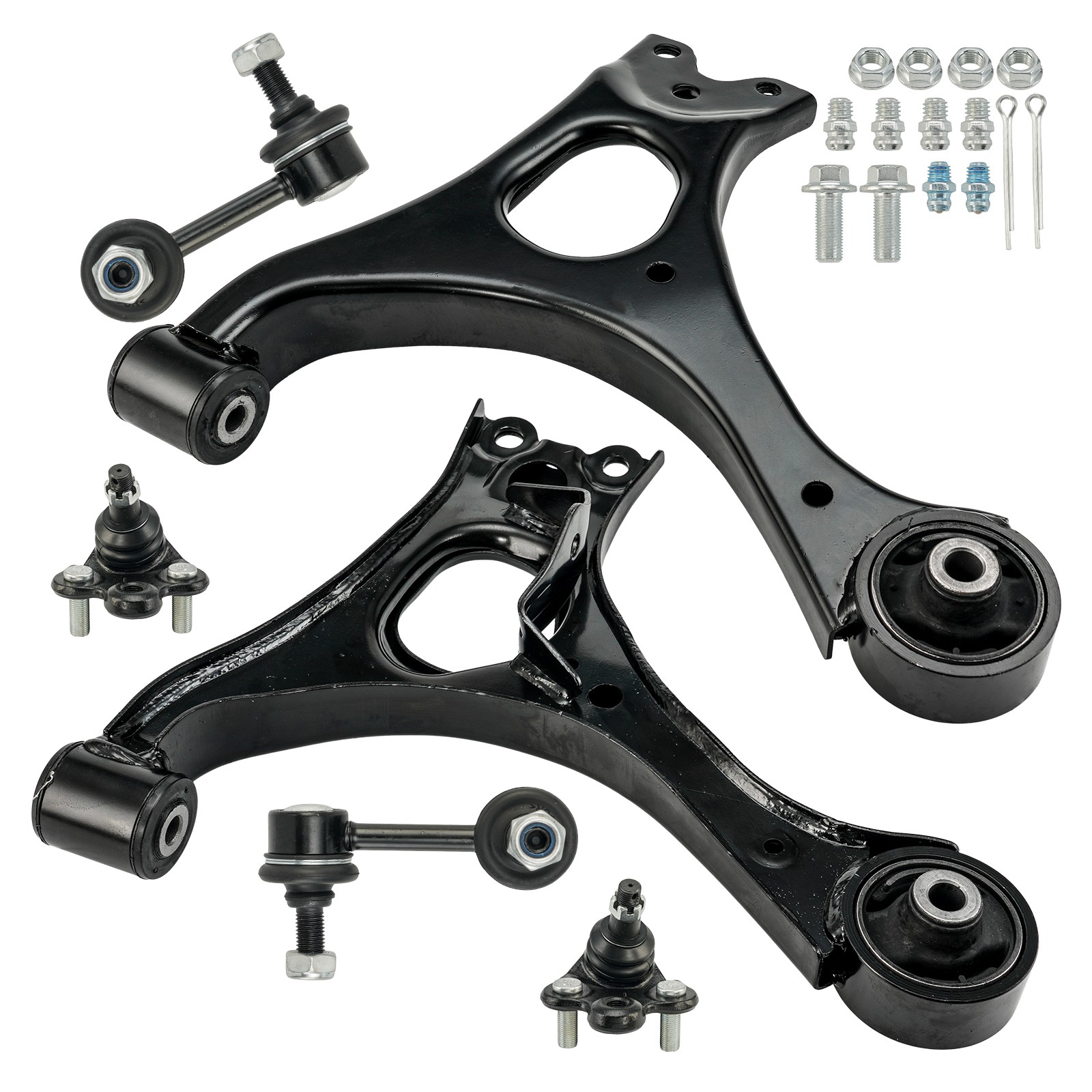 For 2006-2011 Honda Civic 1.8L 1.3L Front Lower Control Arms Ball Joints Links