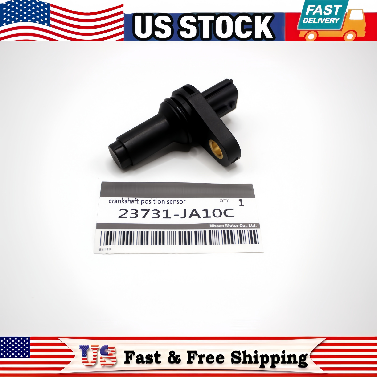 Genuine Nissan Engine Crankshaft Position Sensor 23731-JA10C VQ35DE Check Fitmen