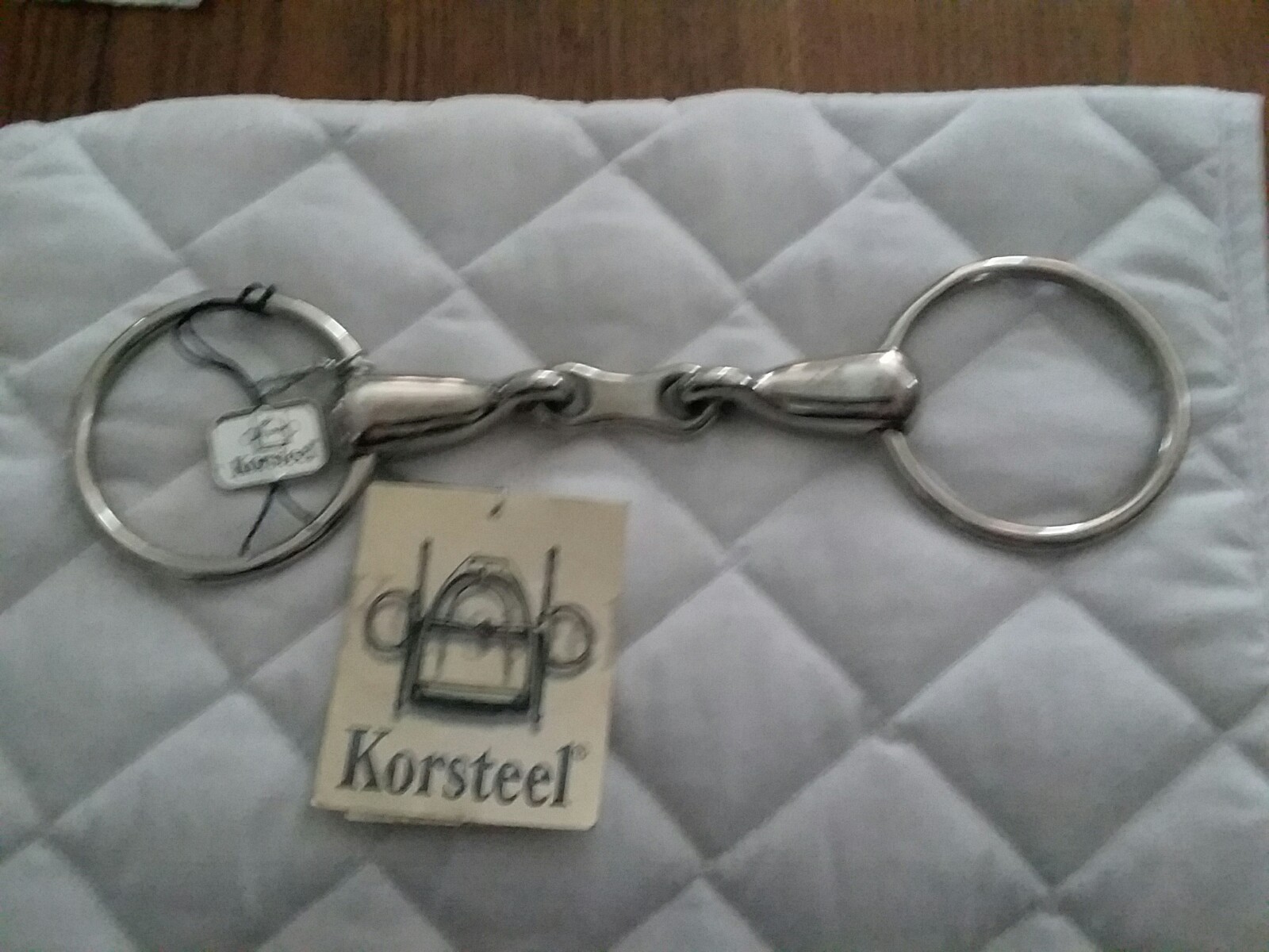 Korsteel Stainless Steel French Training Snaff 5" Bit New
