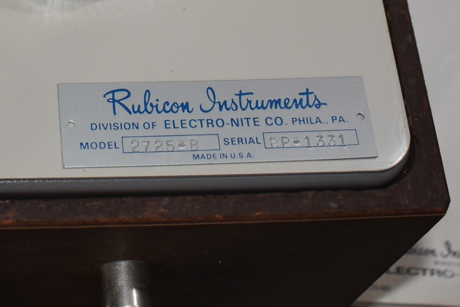 Rubicon 2725 RTD / TC Calibrator