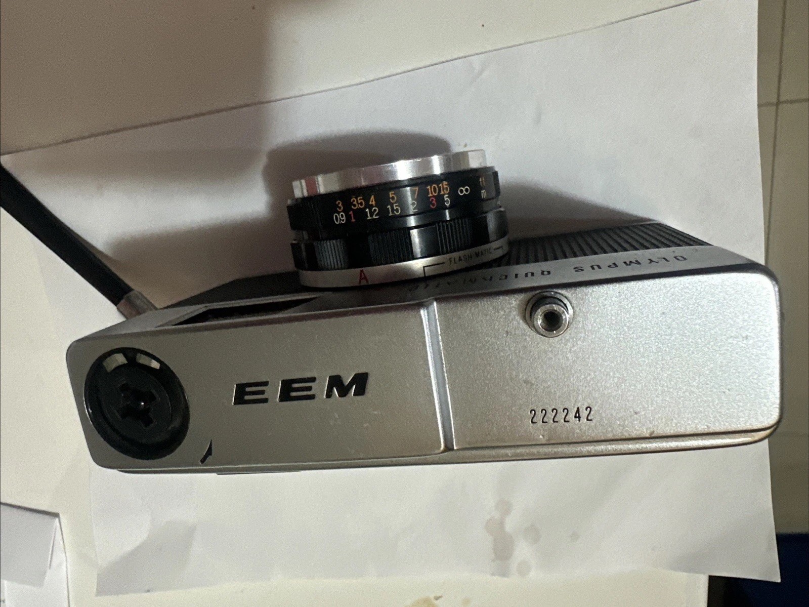 Vintage Olympus Quickmatic EES Camera - Untested - Made in Japan