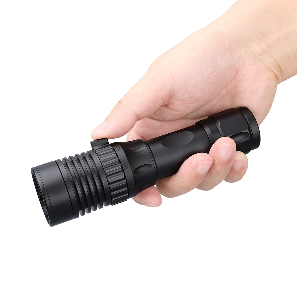 Trustfire DF007 Diving Flashlight Underwater 100m Photography video light Torch