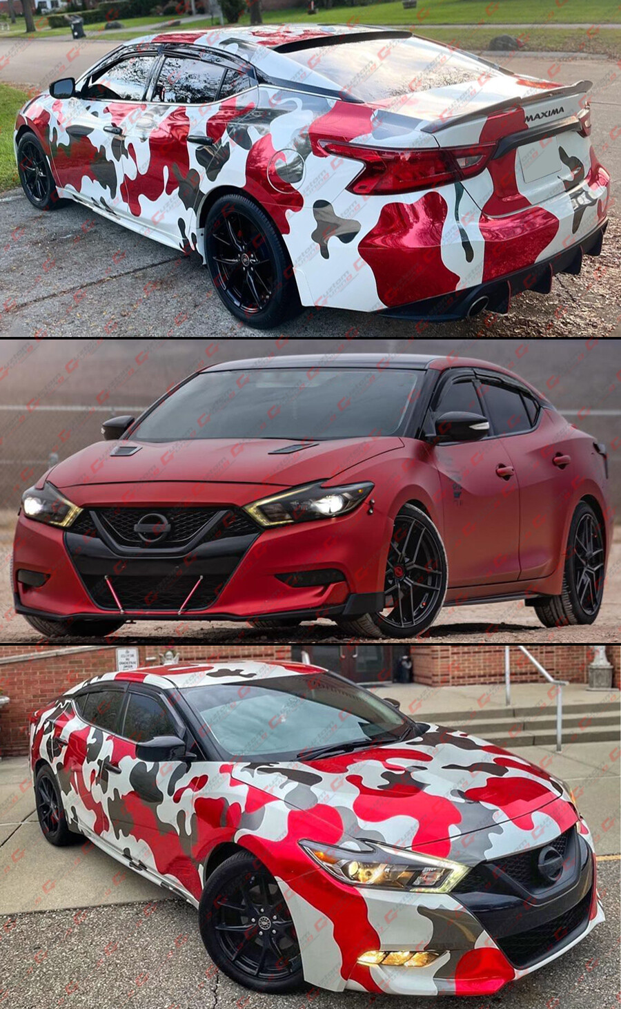 FOR 2016-23 NISSAN MAXIMA M STYLE 3D WAVY JDM WINDOW VISOR RAIN GUARD DEFLECTOR