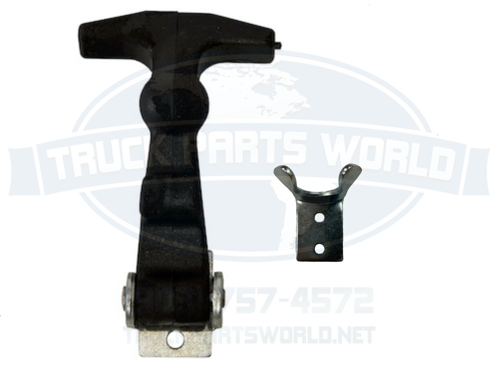 Buyer Products Rubber Hood Latch Bungee Latch Battery Latch W/ Bracket And Pin