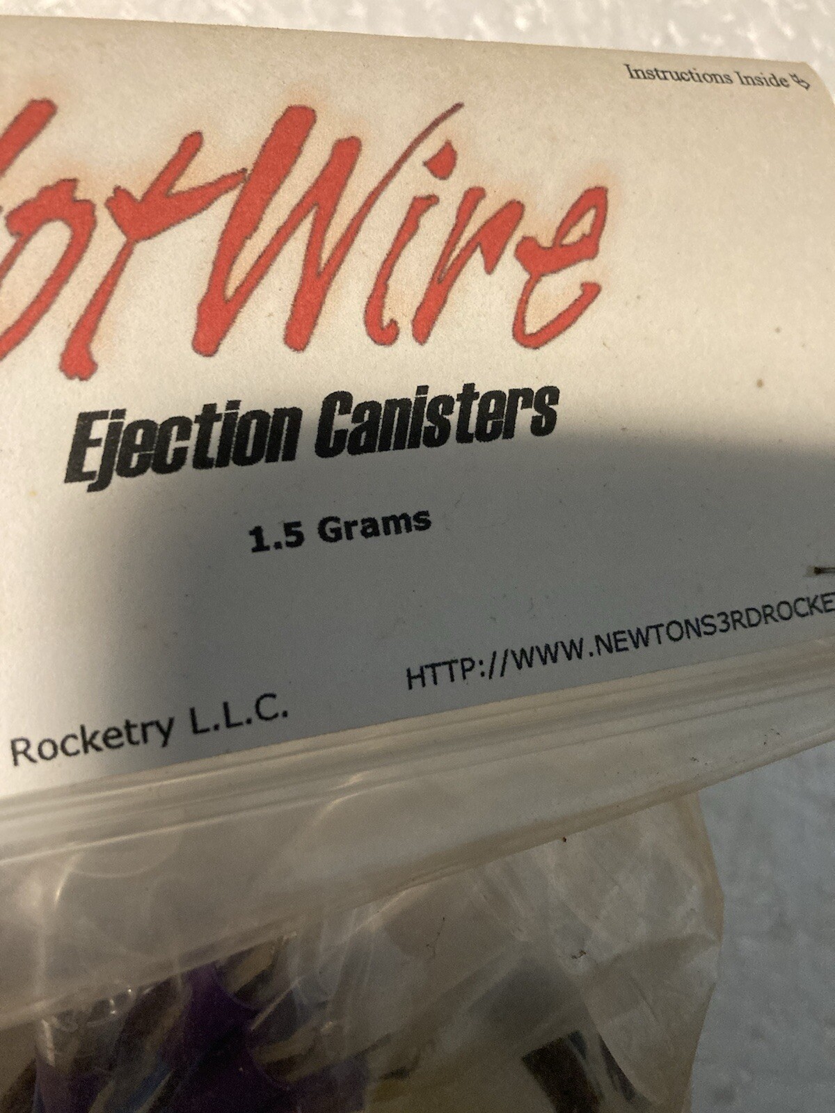 HotWire & Pratt Rocket Ejection Canisters 5 g. & 1.5g 2-10 packs & lots more!