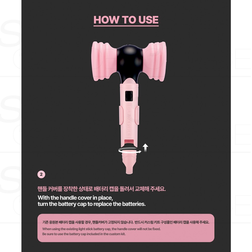 BLACKPINK Official Goods Light Stick Special Edition CUSTOM KIT + Tracking Num