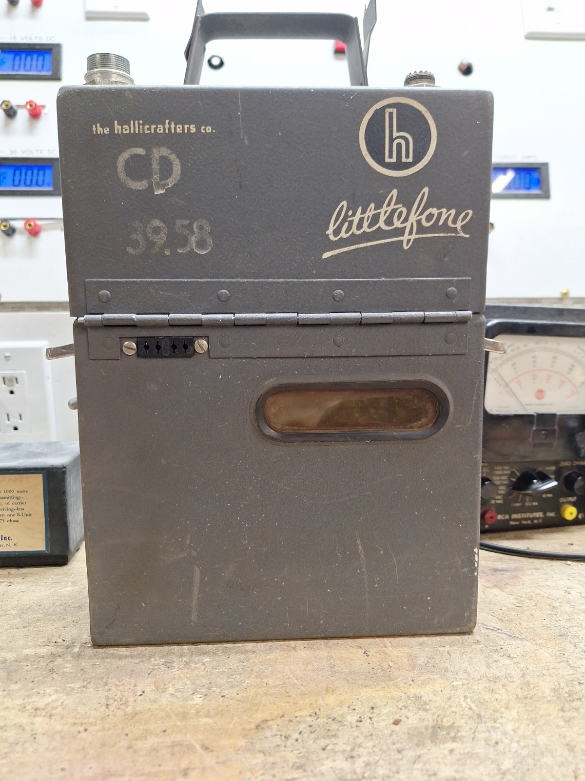 Hallicrafters HT-21 HWS “Littlefone" Portable VHF FM Transceiver SN 3479 Parts