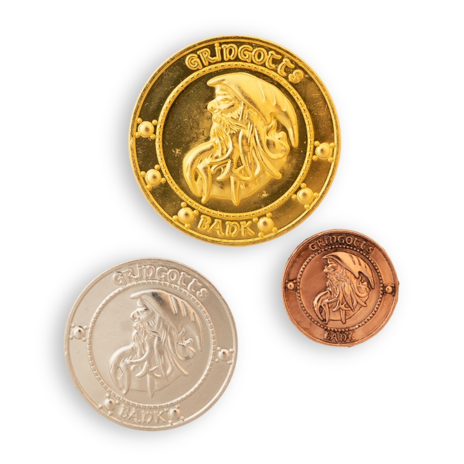 Harry Potter Wizarding 3-Pack Galleon Sickle Knut Collectible Coins