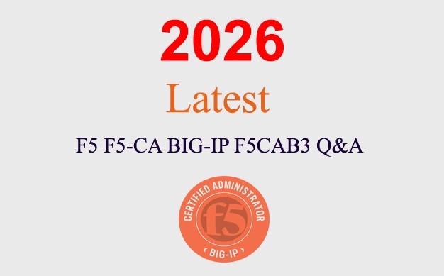 F5 F5-CA BIG-IP  F5CAB3 GUARANTEED (1 month update)