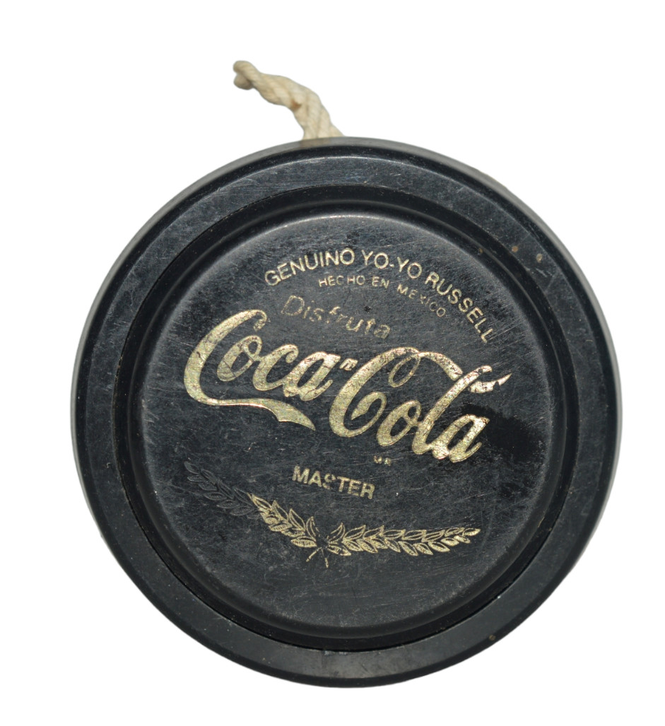 VINTAGE TOY MEXICAN GENUINE COCA COLA YO-YO RUSSEL MASTER