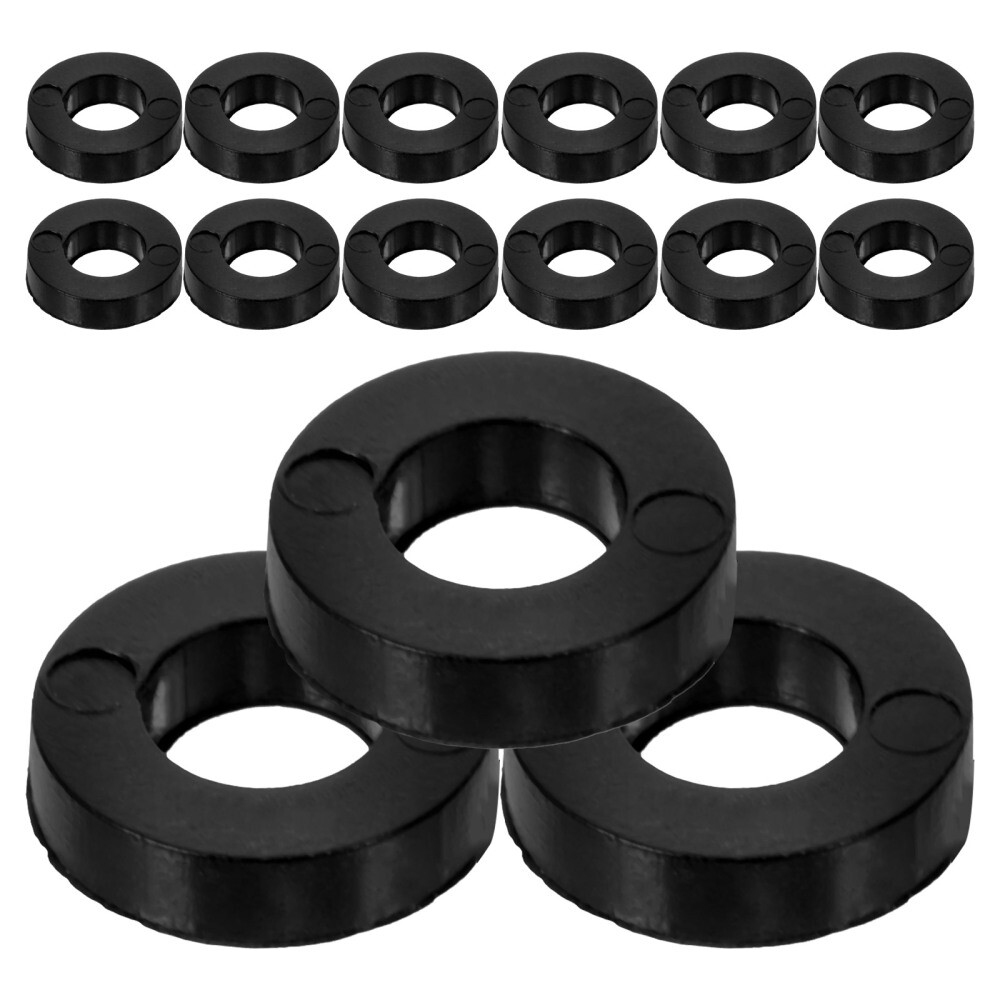 100pcs Drum Set Washers Tension Rod Washers Pads Plastic Drum Washers