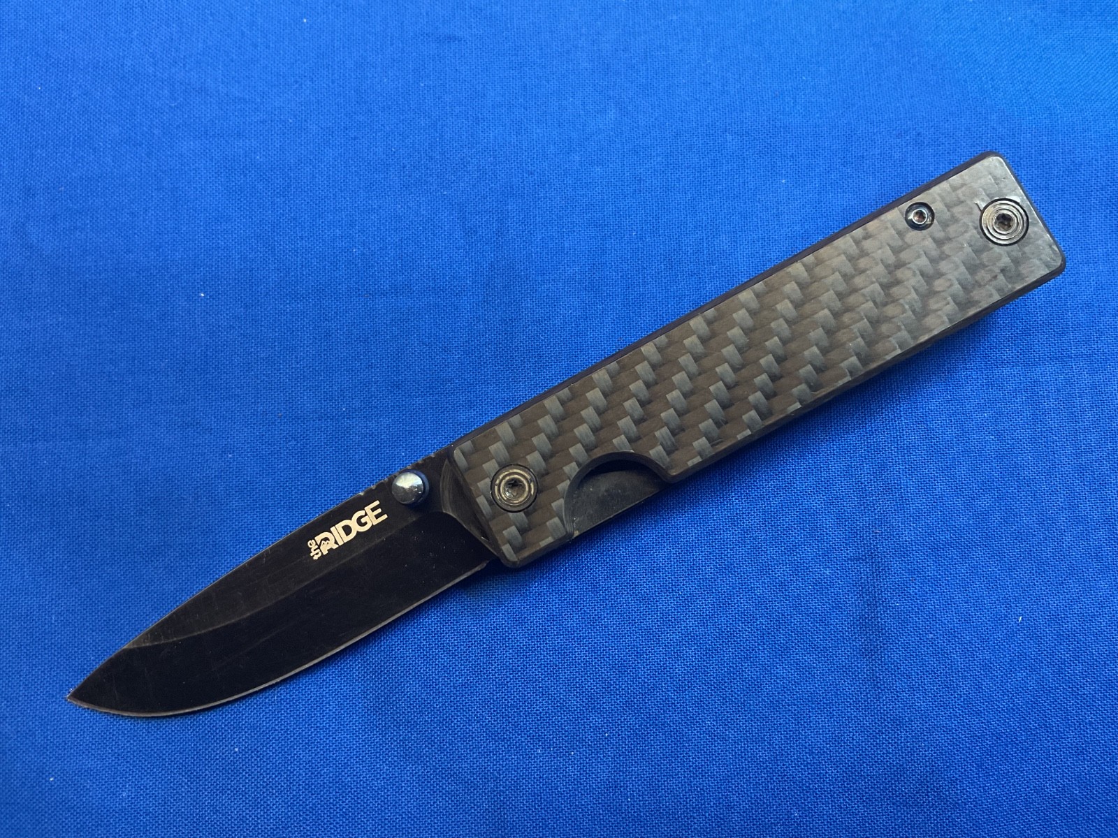 Ridge Summit D2 Folding Pocket Knife Carbon Fiber 352