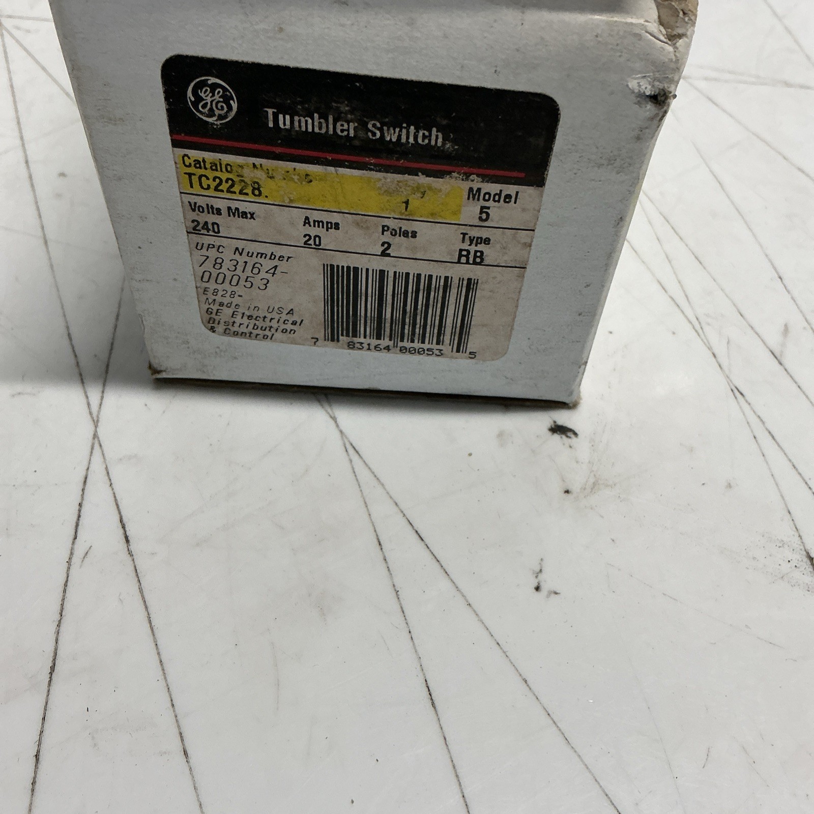 GE tumbler switch TC2228 Z-909