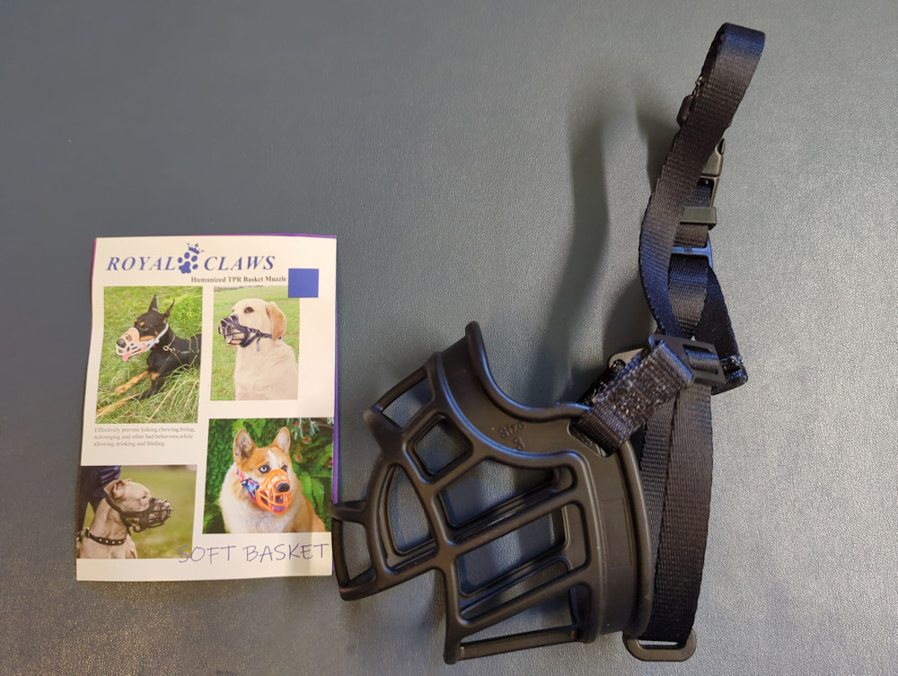 Royal Claws Soft Basket Dog Muzzle Silicone Prevents Biting And Chewing And...