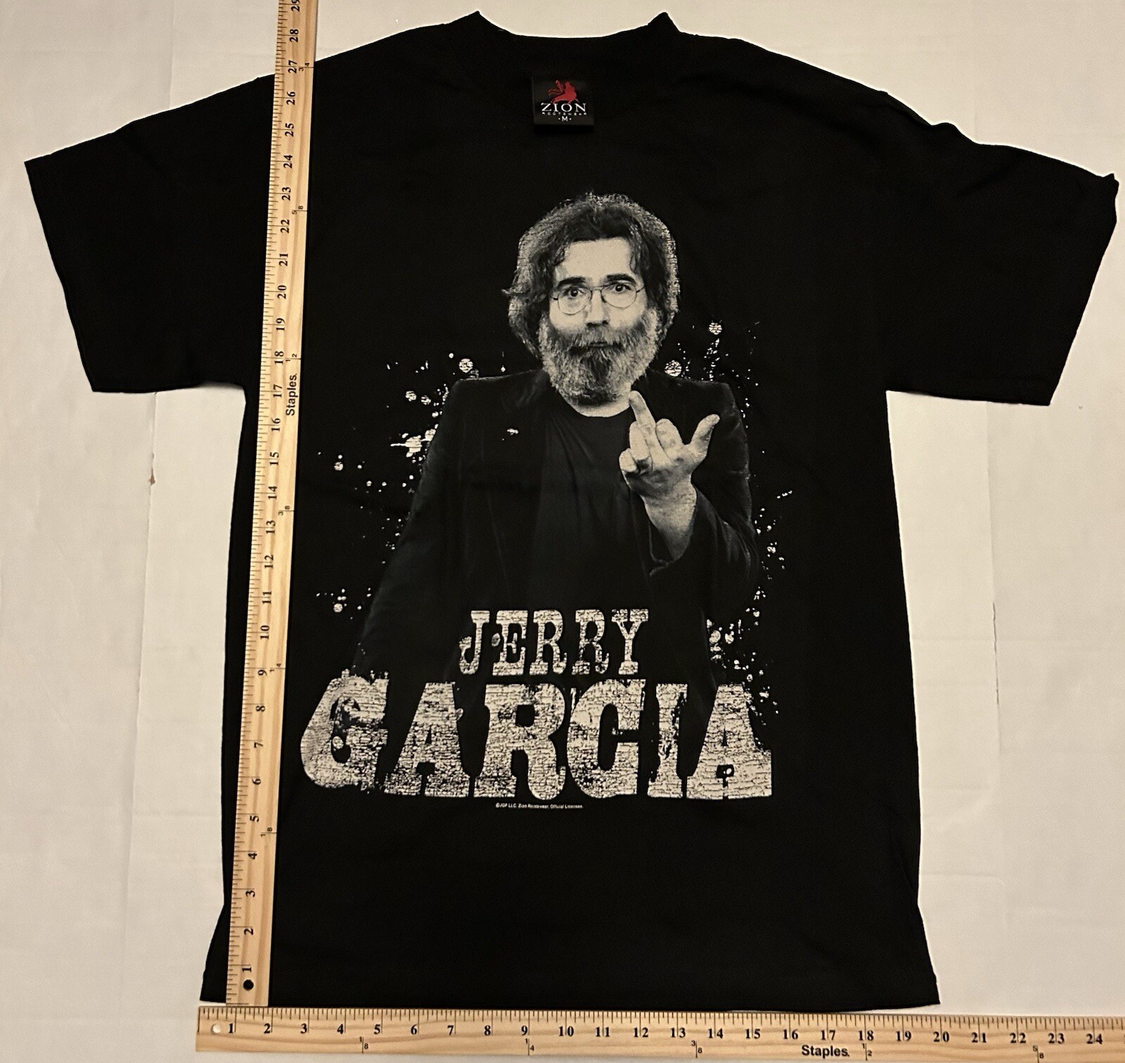 Jerry Garcia  Middle Finger Shirt Size Medium