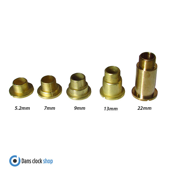 Gold Clock Movement Fitting Nut Compatible Junghans Hermle Hechinger Kienzle UTS