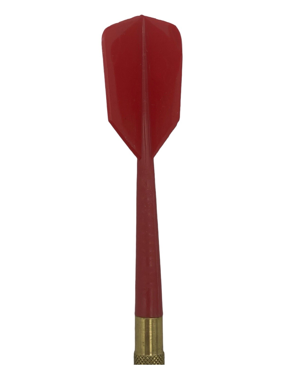 21 Black Plastic Soft Tip Brass Dart Red Flights