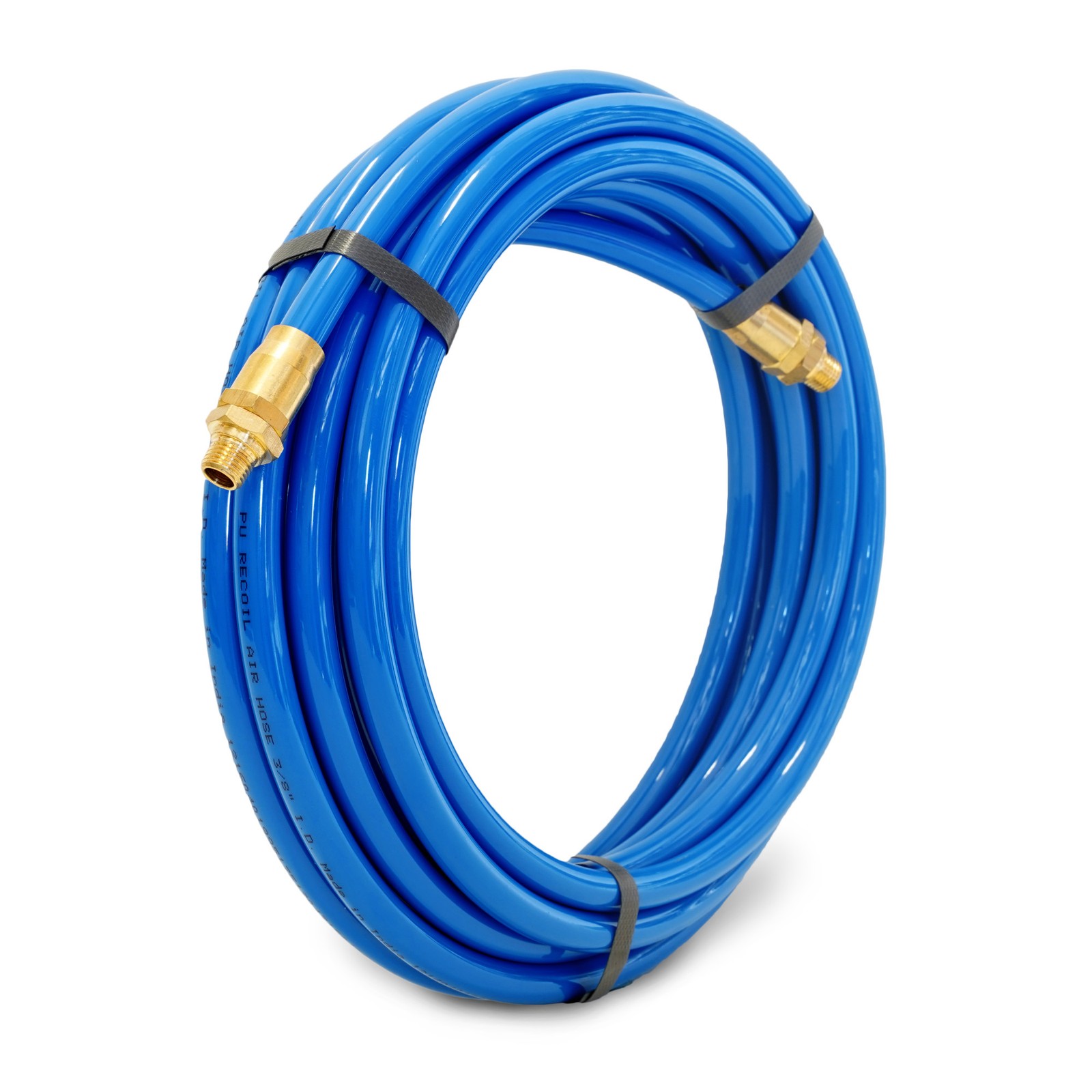 Steelman 25-ft 3/8 in. 100 PSI Air Hose with 1/4 in. NPT Fittings 50049-IND