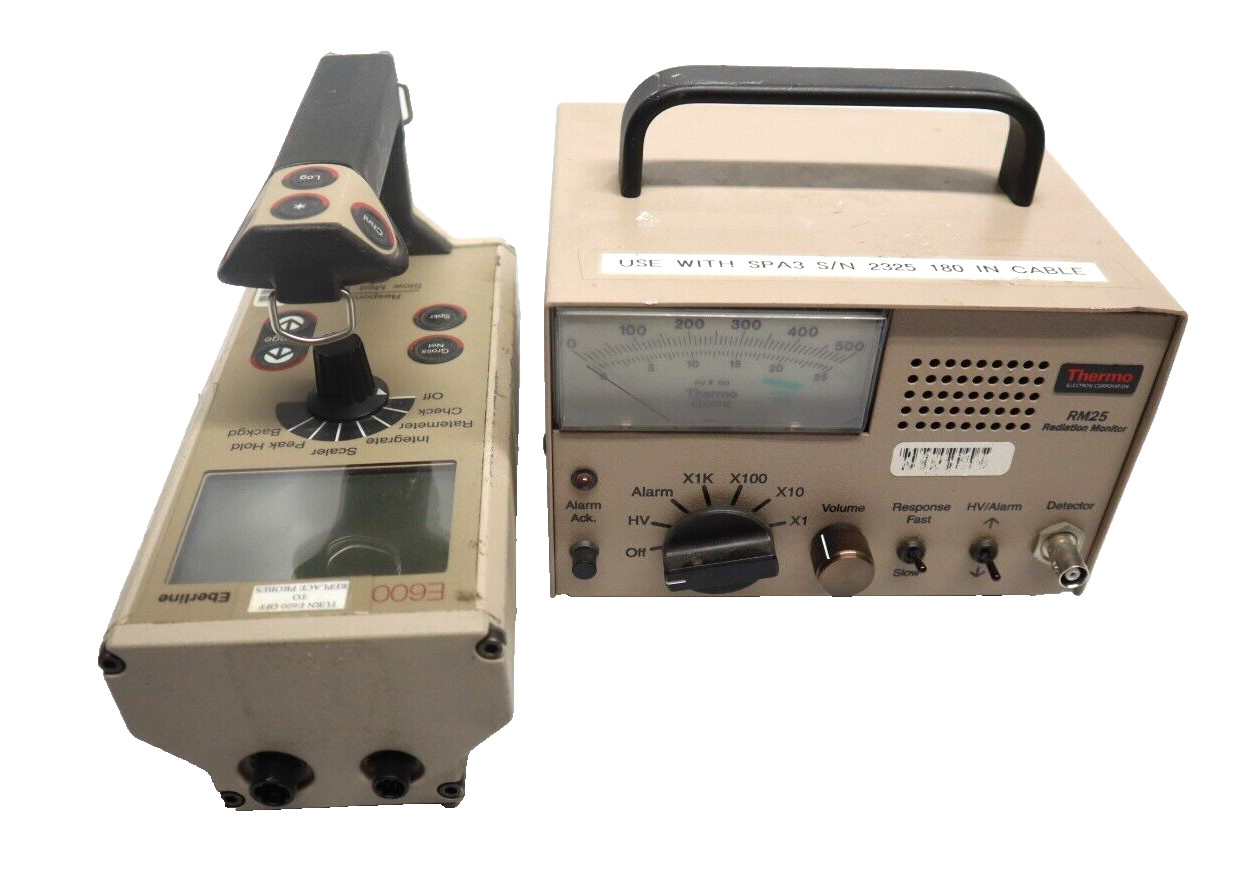 Eberline E600 Portal Radiation Monitor &Thermo Eberline RM45 - Need Calibration