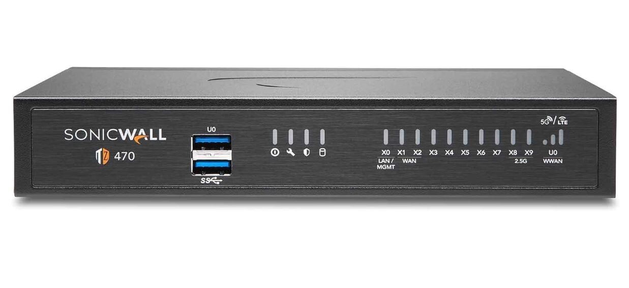 SonicWall TZ470 Network Security Appliance 02-SSC-2829 Brand New