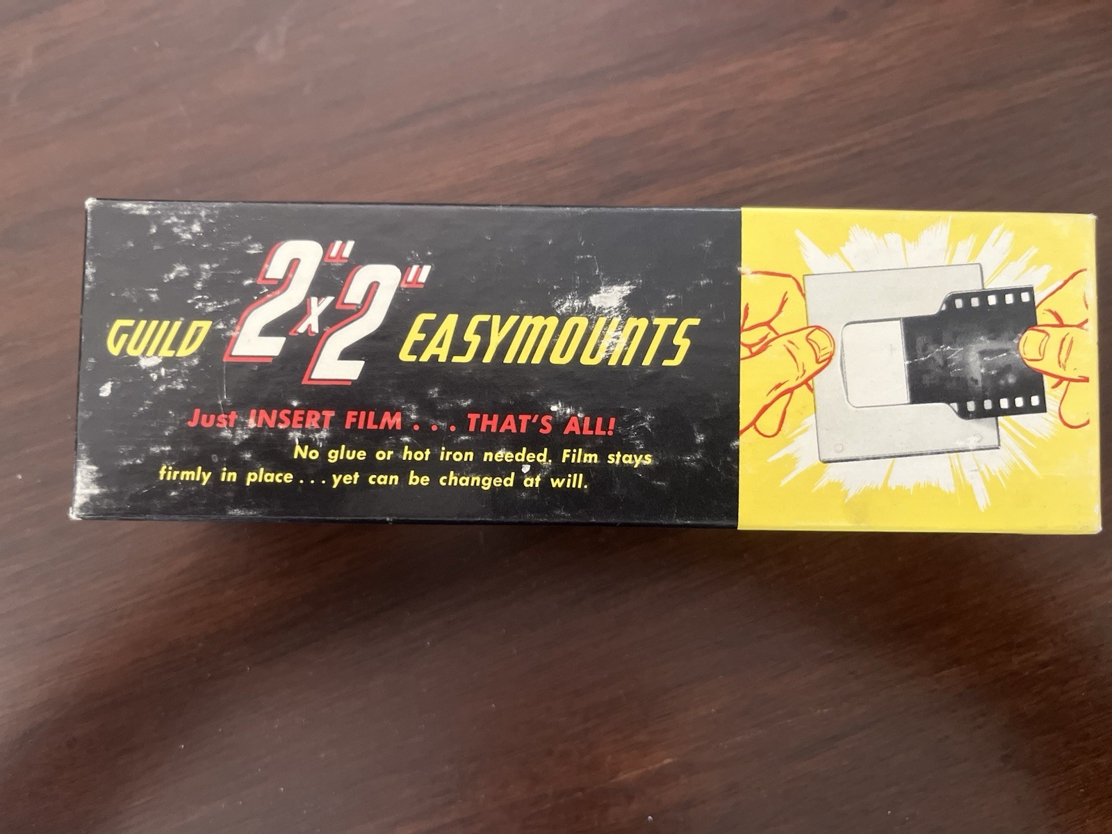 Guild 2x2 Easymounts 35mm Film inserts BOX ONLY - Vintage