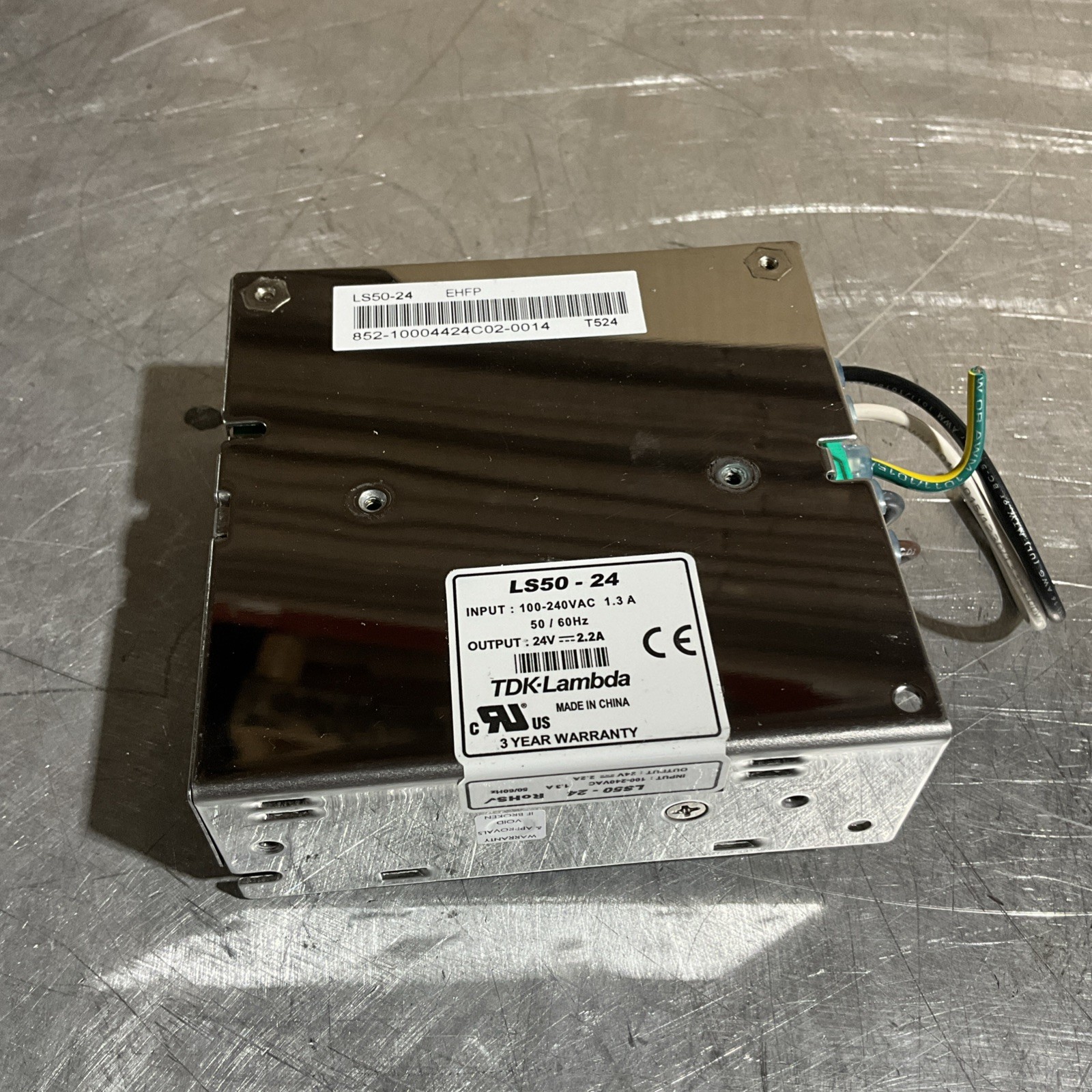 TDK-Lambda LS50-24 EHFP, Switch Mode Power Supply, (100-240 VAC, 1.3A, 50/60 Hz)