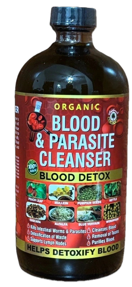 100% Organic Blood and Parasite Cleanser Blood Detox Bitter BY Al-RIYAN, 16 oz.