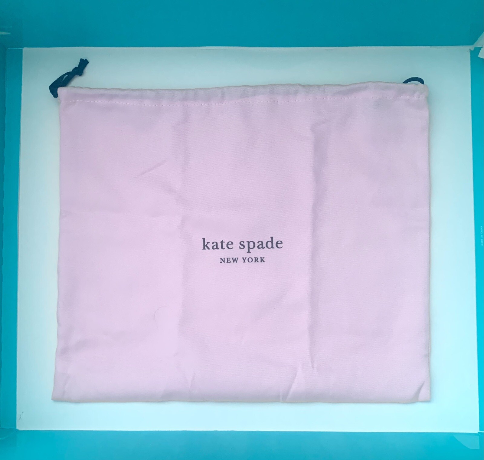 Kate Spade New York Small  Drawstring Storage Dust Bag Cover New 13” X 11”